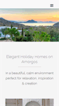 Mobile Screenshot of amorgos-holidayhomes.com