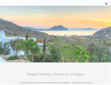Tablet Screenshot of amorgos-holidayhomes.com
